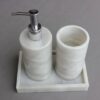 Set de Baño de mármol Blanco