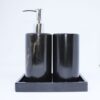Set de Baño de mármol Negro