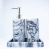 Set de Baño de mármol Gris