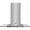 Campana de isla de 90 cm Acero Inoxidable / Cristal Templado Plano