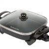 SARTEN ELECTRICO CUADRADO 2.5 LITROS NEGRO