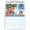 Calendario de pared (21 x 28cm) con wire Laminado en plastico brillante.