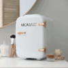 Mica Beauty - Minirefrigerador para el cuidado de la piel, enfriador térmico y calentador eléctrico, 4 litros