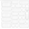 25 PCS Cajas Organizador de Cajón Plástico
