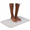 Dorai Home - Alfombra de baño de piedra de diatomita de lujo, elimina al instante el agua, superficie antideslizante, moderna y elegante