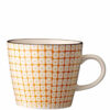 Carla Mugs naranja y café
