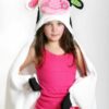 Toalla para Niña Vaca Blanca