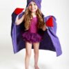 Toalla para Niña Búho Morado