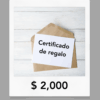 Certificado 2,000