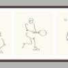 Cuadro Siluetas Tenis