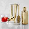 Set bar Brass and Marble de acero inoxidable