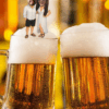 Cervezas en Bali