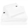 Set Chester & Peck de Sábanas confeccionadas en algodón blanco