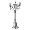 Christofle Silver-Plated Candelabra For Two Candles