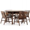 Mesa Comedor Redonda con sillas - Encino