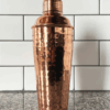 Shaker de cobre martillado