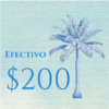 Efectivo $200