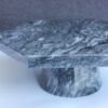 Pastelero de Mármol-Gris hexagonal