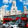 Autobús turí­stico de Madrid, España.