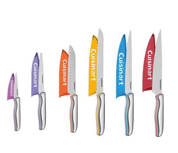 Set de cuchillos 12 piezas Cuisinart acero inoxidable