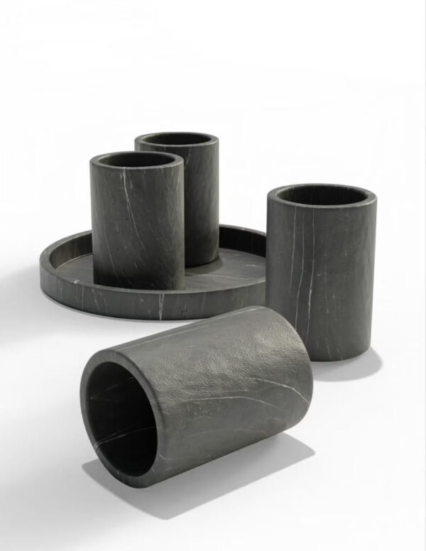 Set de 4 Vasos Tequileros de Mármol