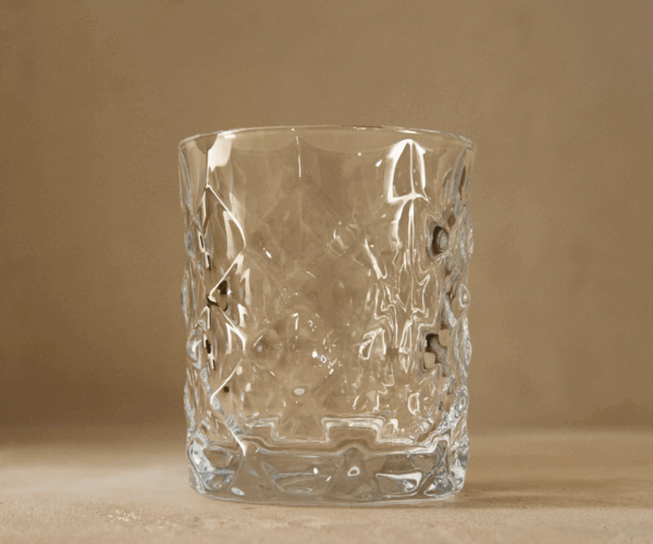 VASO CRISTALíN RELIEVE