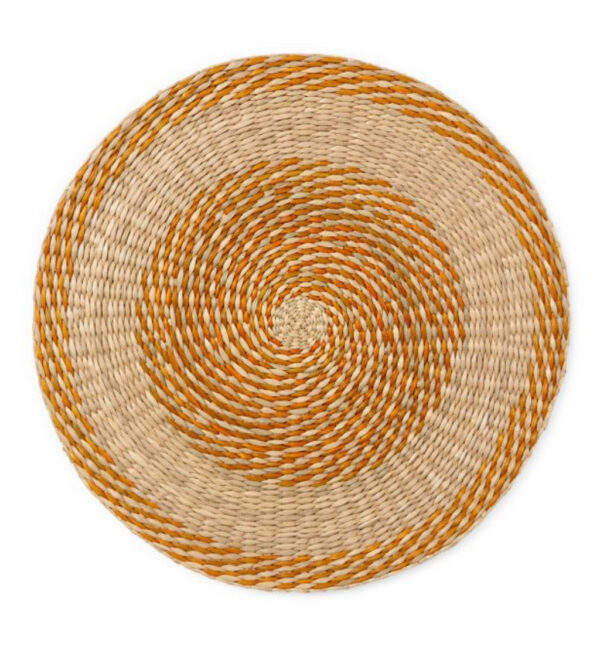 Abstract Charm Placemat in Rust