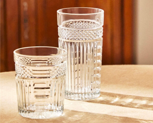 6 vasos altos de vidrio REGALO ENTRE 2