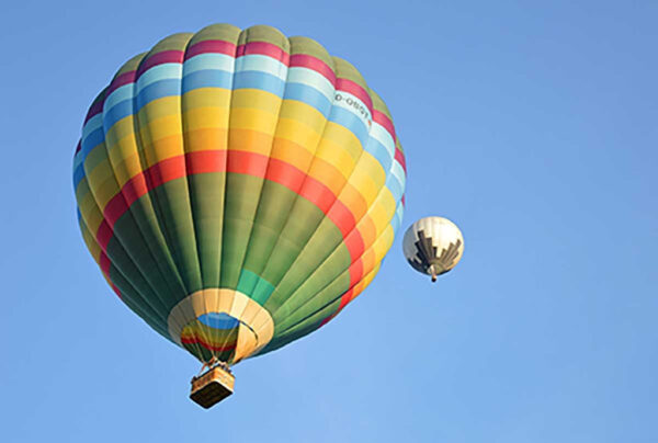 Vuelo en globo en Uganda
