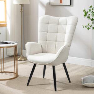 Sillón individual de terciopelo