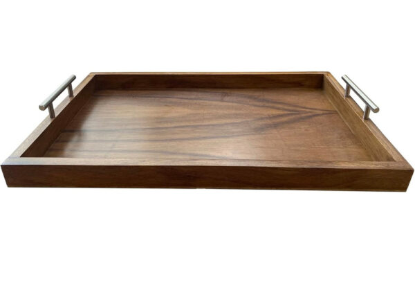Charola de servicio de madera