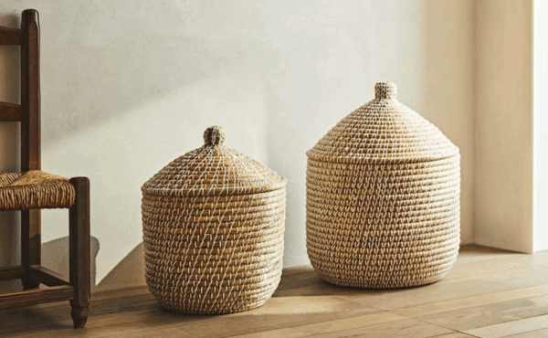CESTA REDONDA CON TAPA