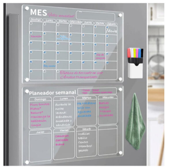 Calendario Magnético para empotrar en pared