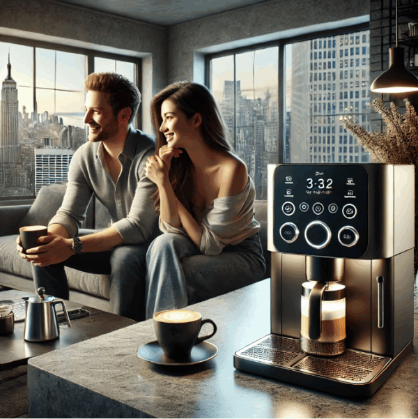 No queremos pagar cafés de 8 dólares, ¿nos ayudas a comprar una máquina de café pro para despertar?