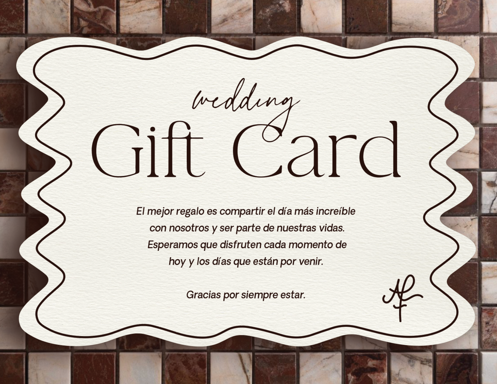 Wedding Gift Card