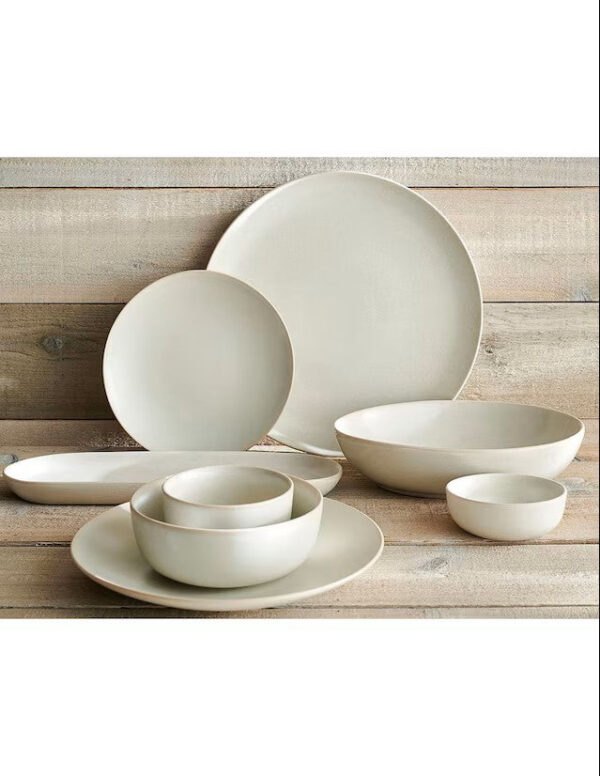 12 PZ Plato trinche Pottery Barn Mason de cerámica