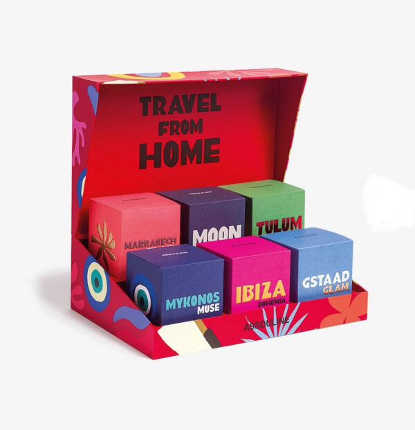 ASSOULINE TRAVEL FROM HOME SCENTED CANDLE SET