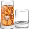Juego de 16 vasos de vidrio