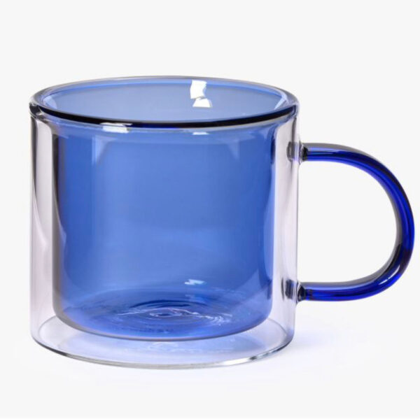 Double Walled Mug in Blue